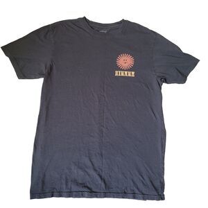 Hinano Roark Graphic T Shirt Mens L Gray Tahiti Brasserie Logo Tee